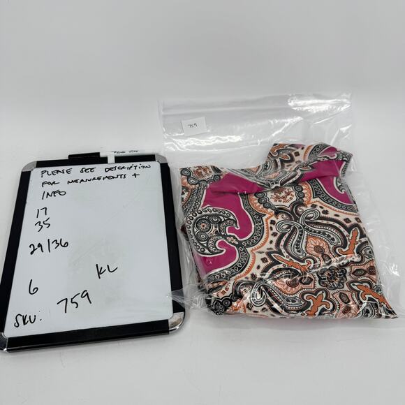 Moulinette Soeurs Dress Womens 6 Giedi Pink Medallion Cocktail Party Shift - Picture 11 of 11